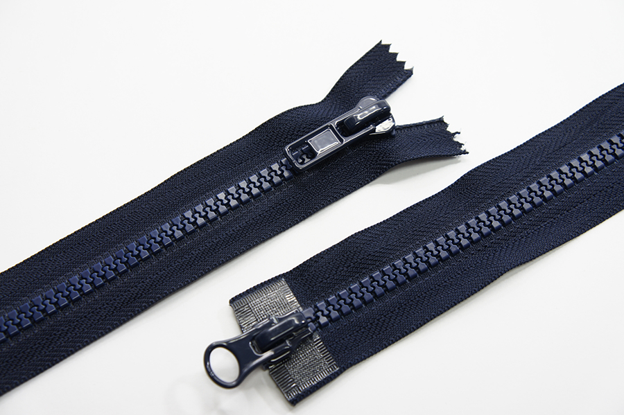 Блискавка Тип 8, 2 замка синій темний 90 см