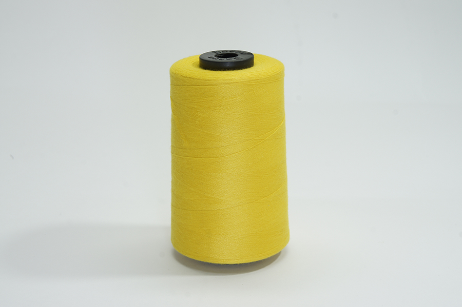 Нитки швейні №40/2 Barva штапельні поліестер 100% жовтий яскравий 5000 м 3019