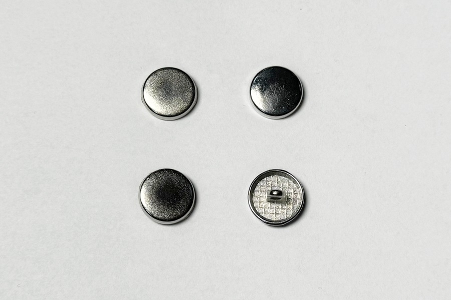 Гудзик на ніжці 15 мм Mertbutton нікель CN-26