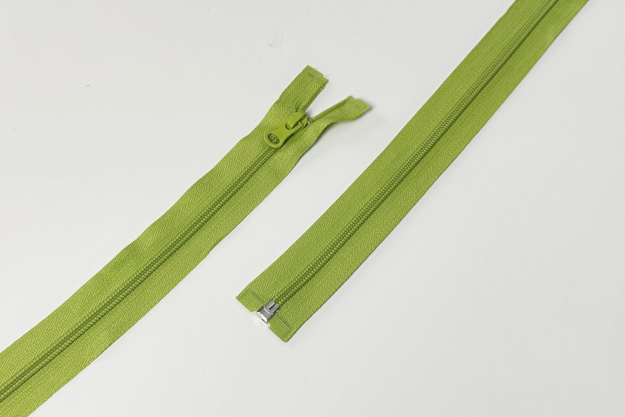 Блискавка MH Тип 5, 1 замок салатовий яскравий 50 см