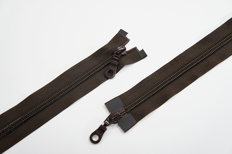 Блискавка YKK Тип 5, 2 замка коричневий темний 100 см CIFMR-100-141-DA8MSL-DA8MSL