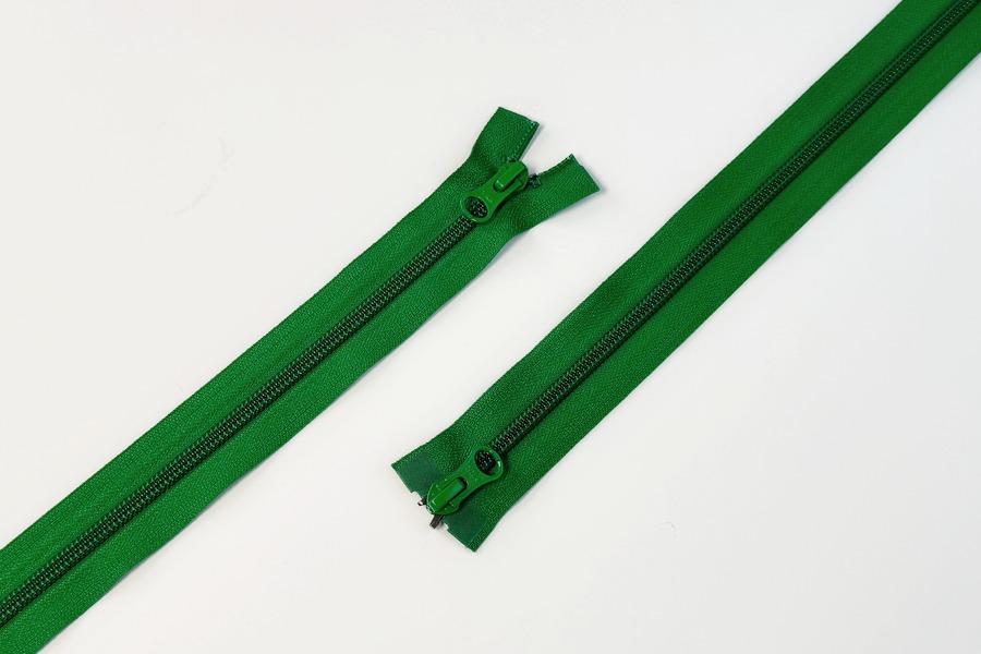 Блискавка YKK Тип 5, 2 замка зелений 75 см CIFMR-75-876-DA8LHD-DAG8