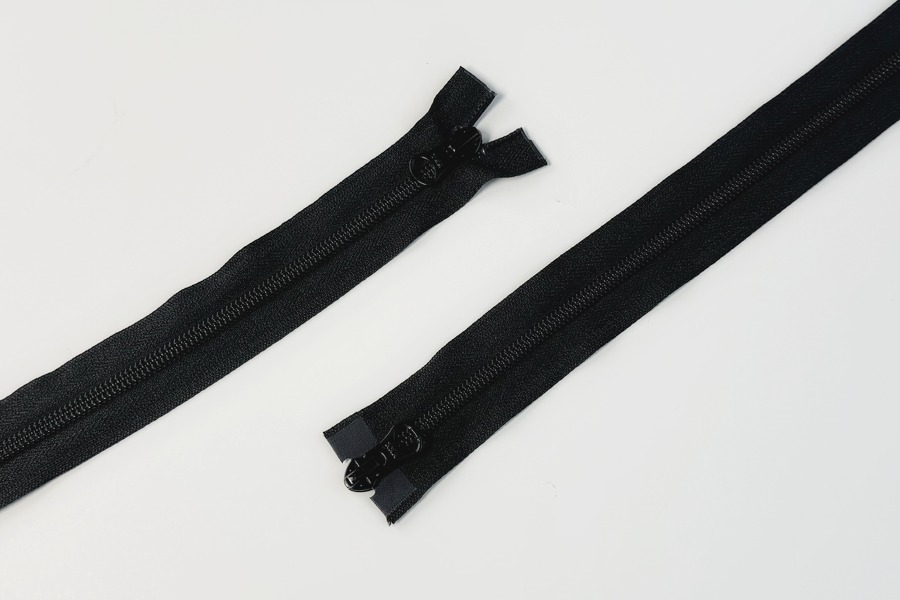 Блискавка YKK Тип 5, 2 замка чорний 80 см CIFMR-80-580-DA8LHD-DAG8