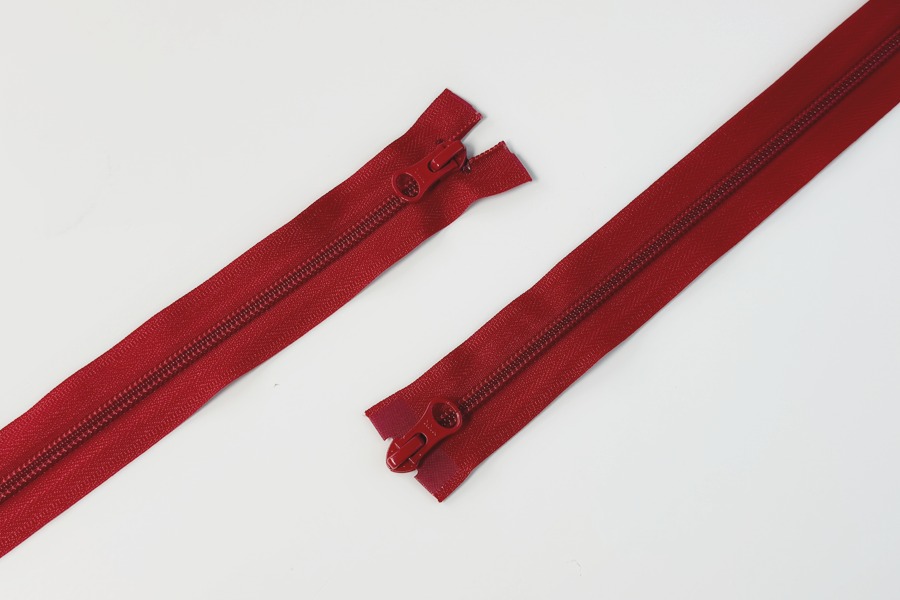 Блискавка YKK Тип 5, 2 замка червоний яскравий 75 см CIFMR-75-519-DA8LHD-DAG8