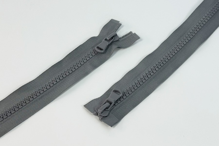 Блискавка MH Тип 10 сірий 75 см