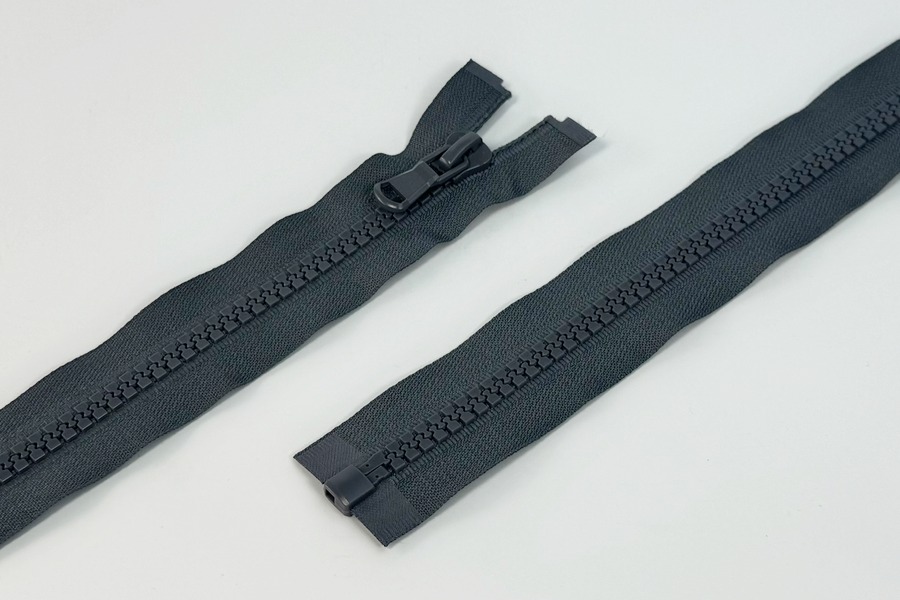 Блискавка MH Тип 10 блакитний сірий 70 см