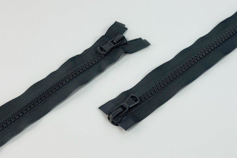 Блискавка MH Тип 10 блакитний сірий 80 см