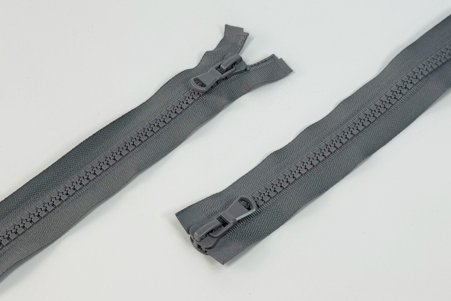 Блискавка MH Тип 10 сірий 80 см