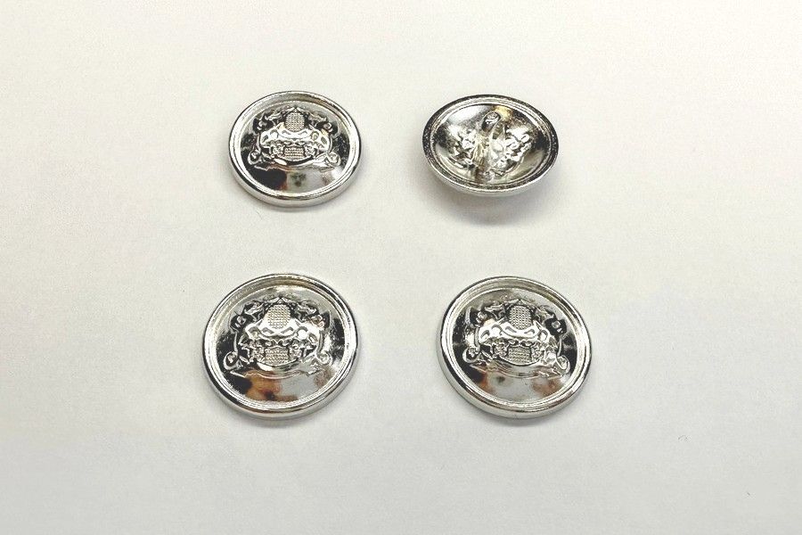 Гудзик на ніжці 20 мм Mertbutton нікель SMB-319