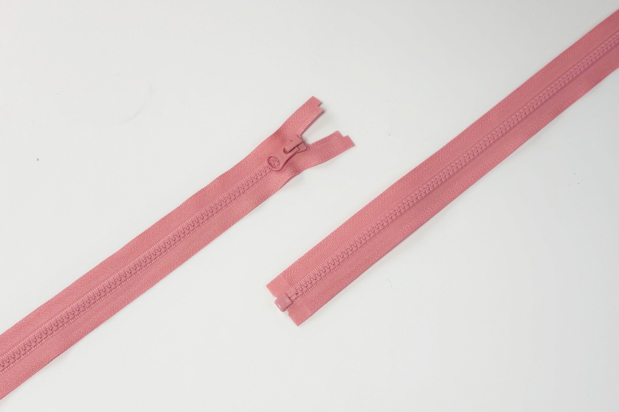 Блискавка YKK Тип 5, 1 замок рожевий темний 50 см