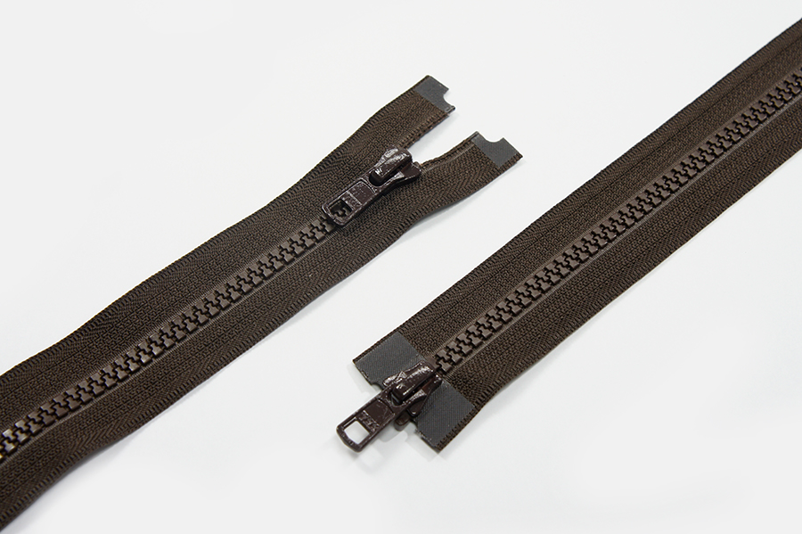 Блискавка YKK Тип 5, 2 замка коричневий темний 100 см VIMR-100-141-DA86/DA86