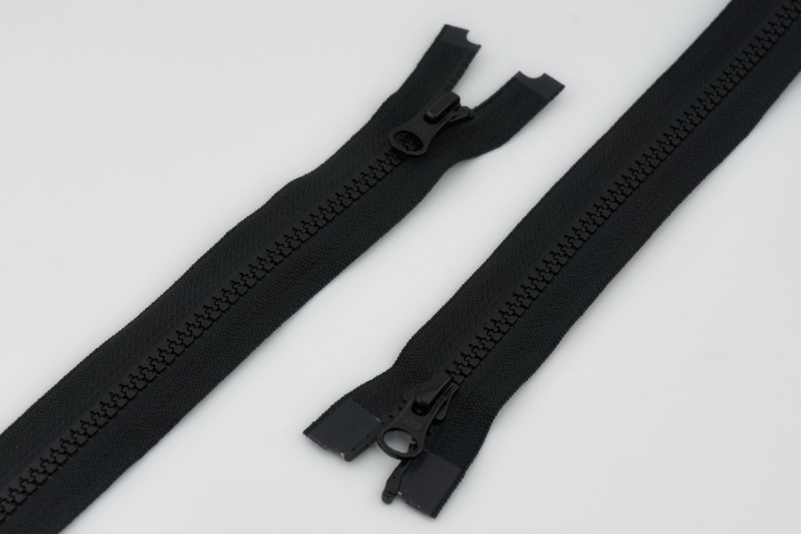 Блискавка YKK Тип 5, 2 замка чорний 100 см VSMR-100-580-DA8/DA8