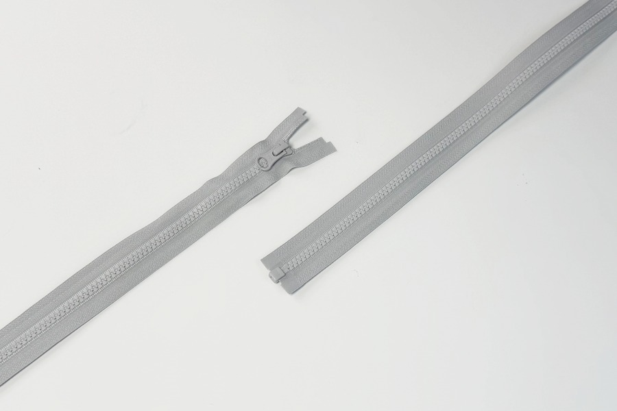 Блискавка YKK Тип 5, 1 замок сірий світлий 50 см