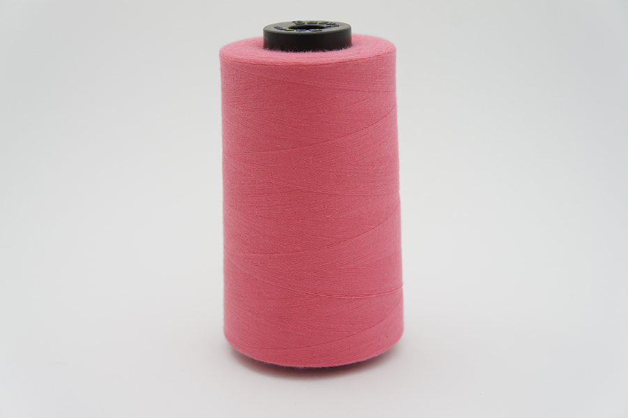 Нитки швейні №40/2 Barva штапельні поліестер 100% рожевий яскравий 5000 м 6075