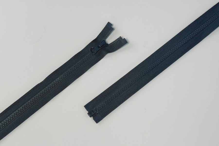 Блискавка YKK Тип 5, 1 замок сірий темний 60 см VSOR-60-182-DA8LHD