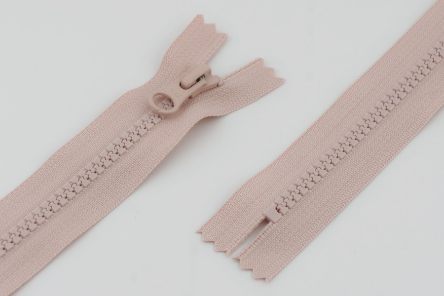 Блискавка YKK Тип 5, нероз'ємні рожевий світлий 18 см