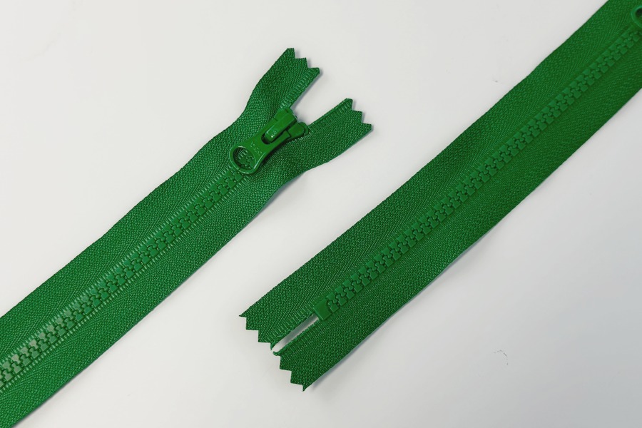 Блискавка YKK Тип 5, нероз'ємні зелений 18 см