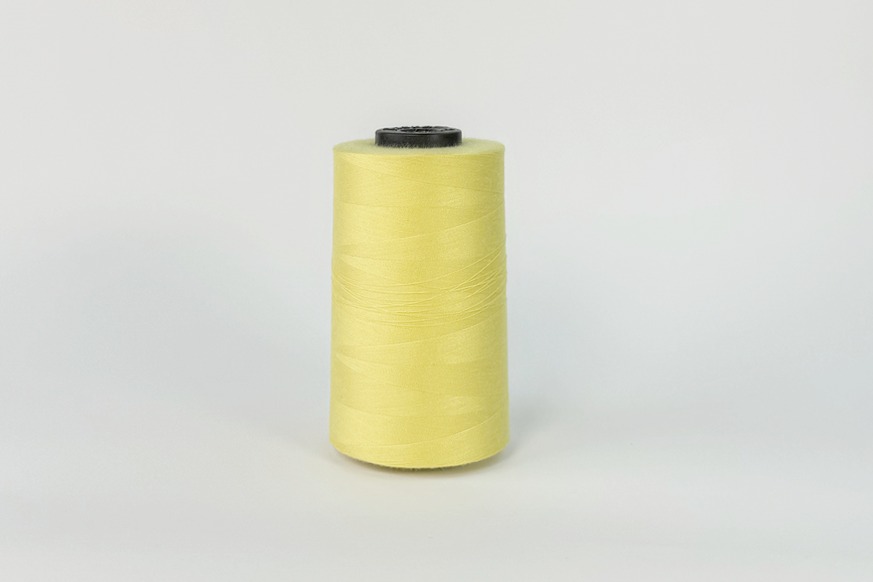 Нитки швейні №28/2 Barva армовані поліестер 100% жовтий лимонний 2500 м 3001