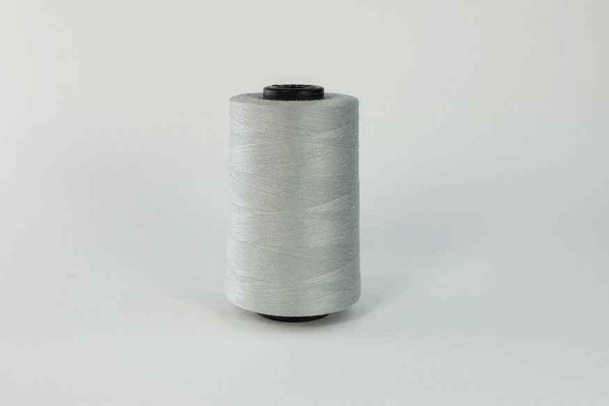 Нитки швейні №40/2 Barva штапельні поліестер 100% сірий блакитний 5000 м 5043-40/2-5000