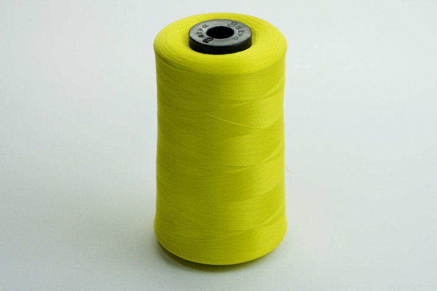 Нитки швейні 150D Barva жовтий лимонний яскравий 10000 м 3002
