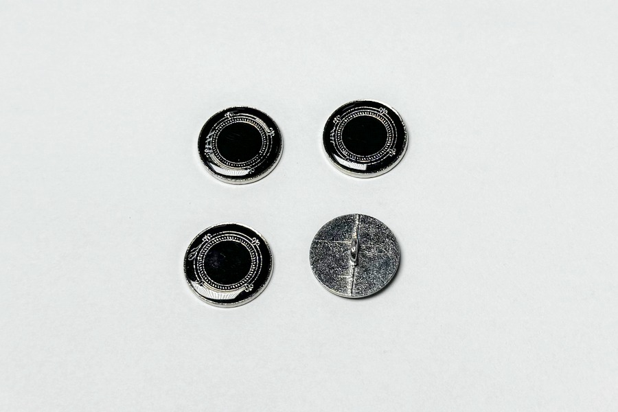 Гудзик на ніжці 20 мм Mertbutton нікель