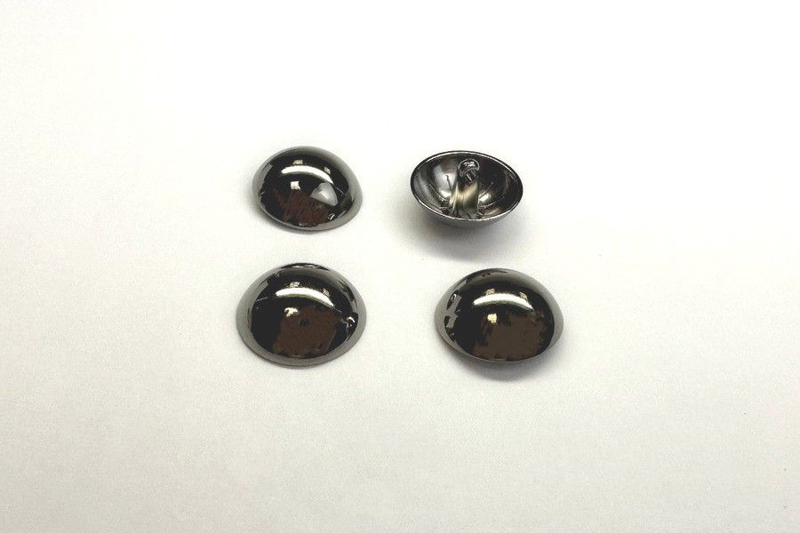 Гудзик на ніжці 18 мм Mertbutton нікель чорний SMB-395