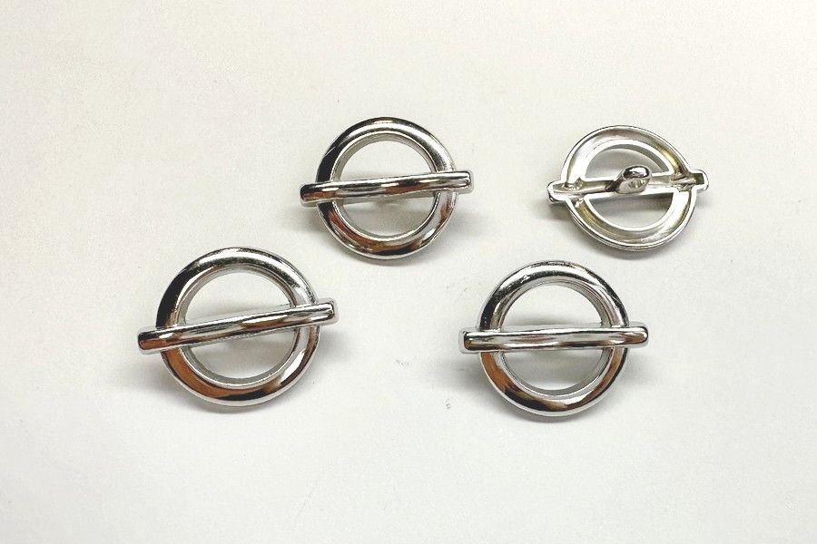 Гудзик на ніжці 20 мм Mertbutton нікель SMB-023