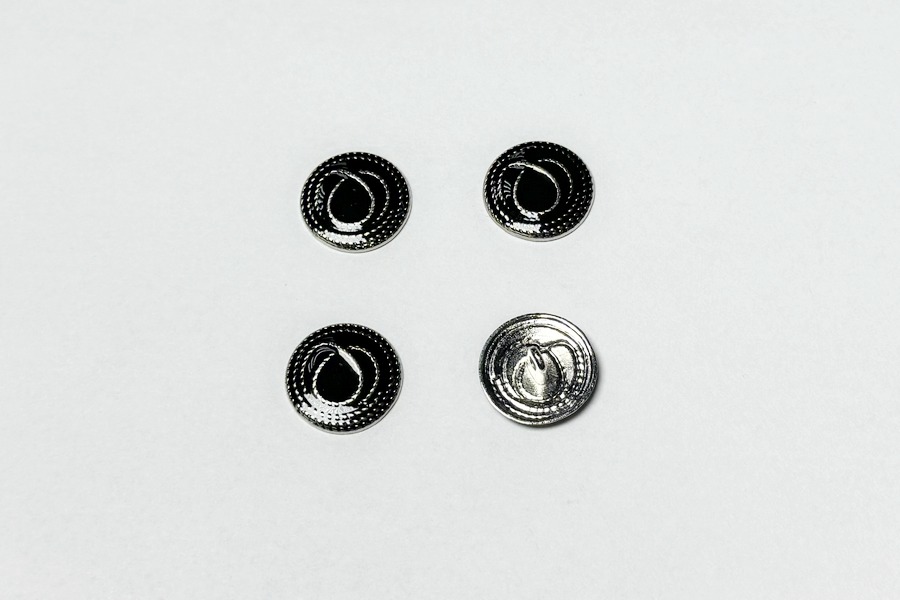 Гудзик на ніжці 18 мм Mertbutton нікель UTS-77-28-nik