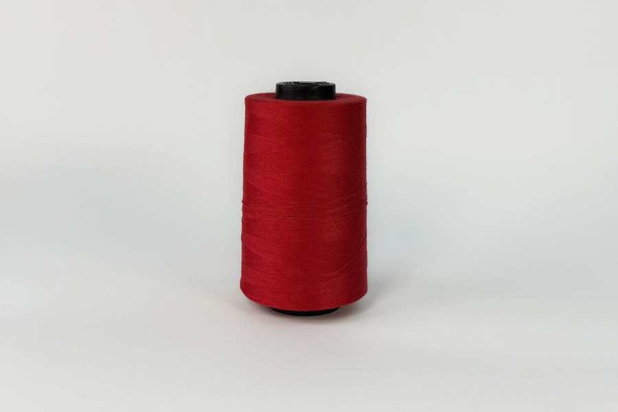 Нитки швейні №28/2 Barva армовані поліестер 100% червоний яскравий 2500 м 6014