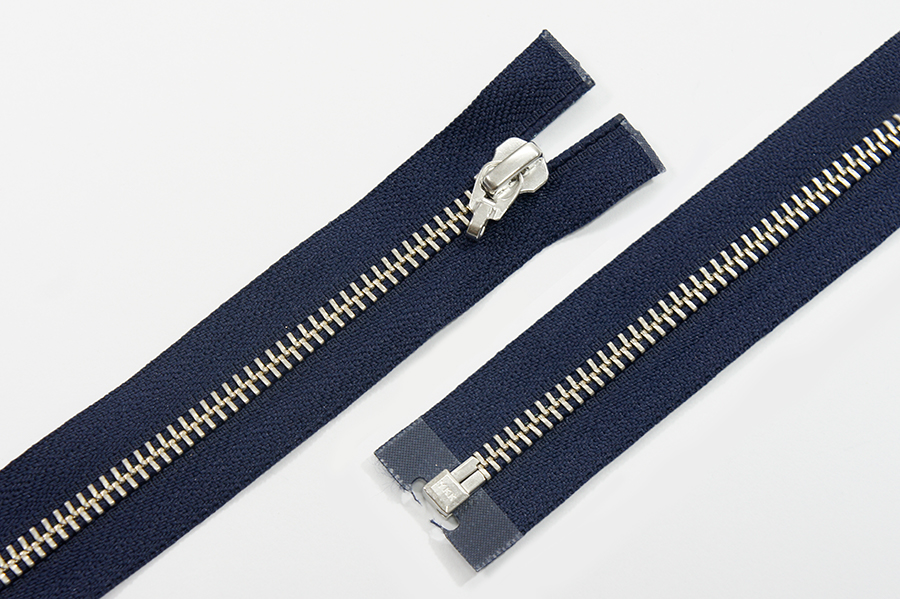 Пулер YKK Тип 5, 1 замок, без пулера синій темний 80 см RMNOR-80-058-CA