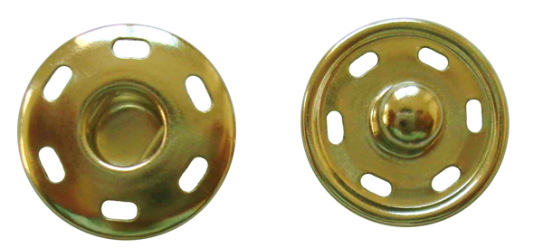 Кнопка 17 мм New Star пришивна латунь