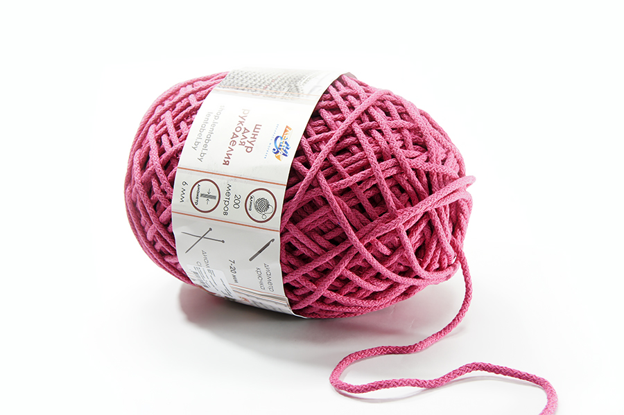 Шнур 6.0 мм для рукоділля Лента фуксія