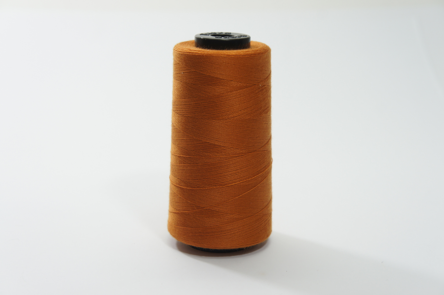 Нитки швейні №28/2 Barva армовані поліестер 100% оранжевий рудий 2500 м 6080