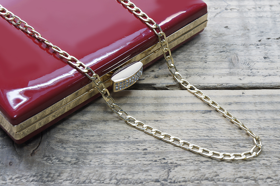 Ланцюг 8х13 мм декоративний MH золото