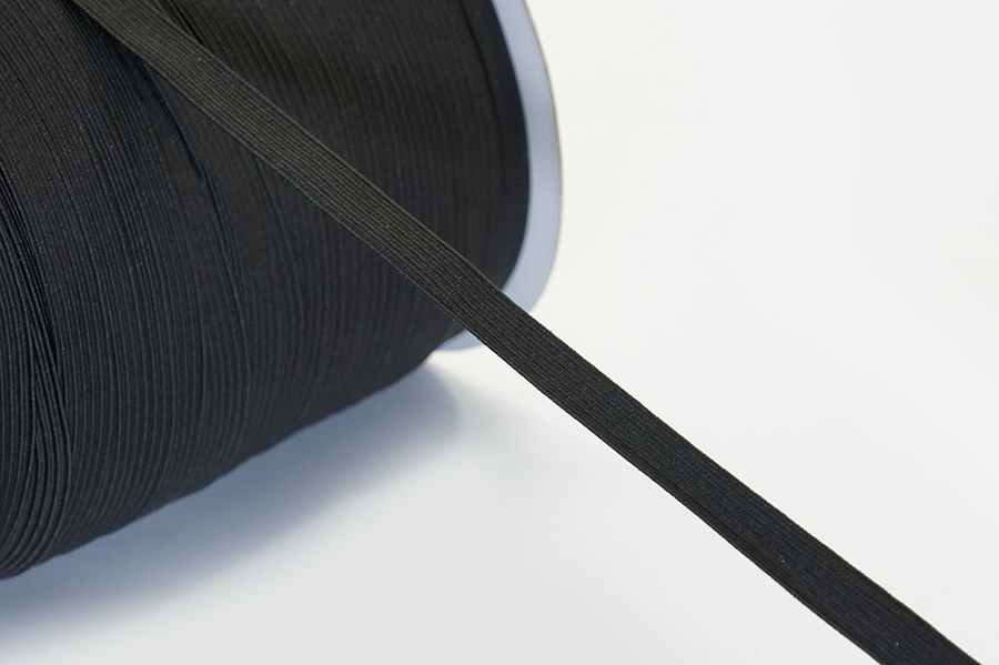 Тасьма еластична 10 мм MH плетена на катушці чорний