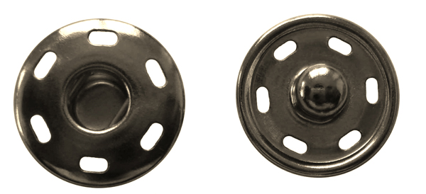 Кнопка 17 мм New Star пришивна оксид