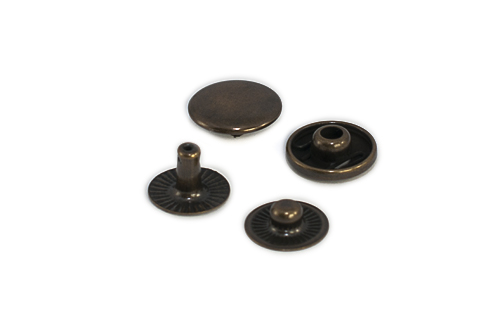 Кнопка 12,5 мм SYS 54 NS New Star пробивна стара латунь