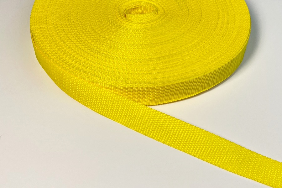 Стрічка 25 мм жовтий яскравий