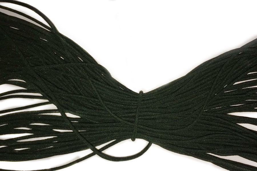 Шнур еластичний 2 мм Лента зелений темний
