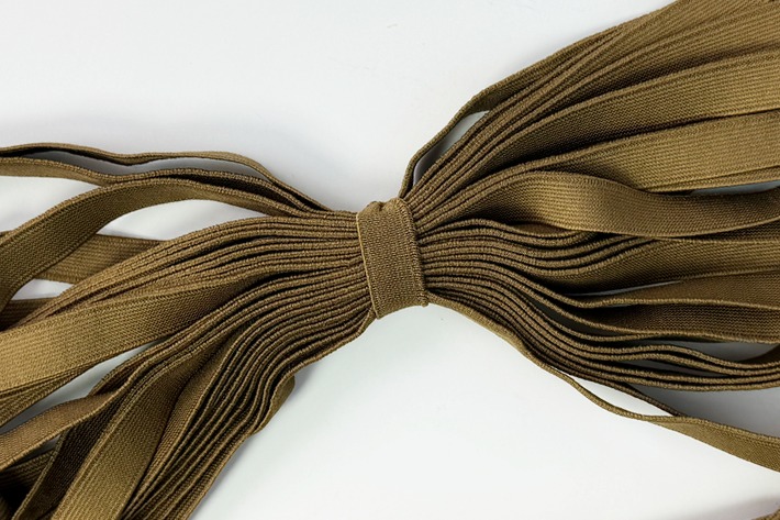 Тасьма еластична 15 мм ткана койот