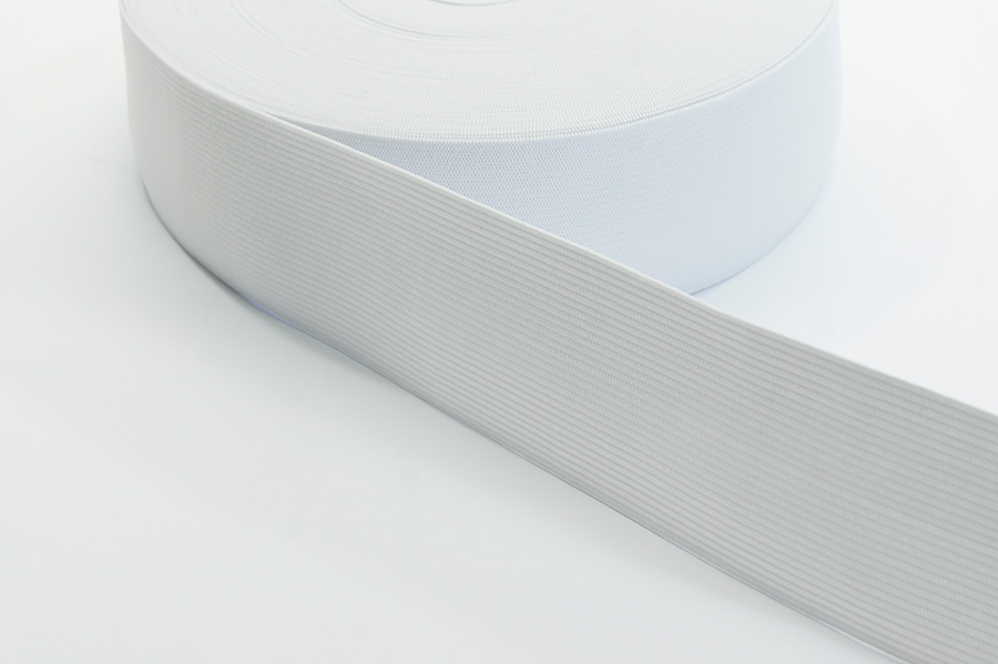 Тасьма еластична 30 мм MH в'язана білий