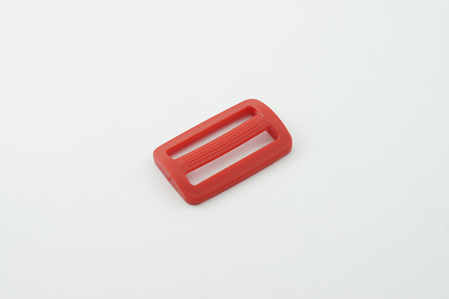 Пряжка-регулятор 40 мм подвійний червоний