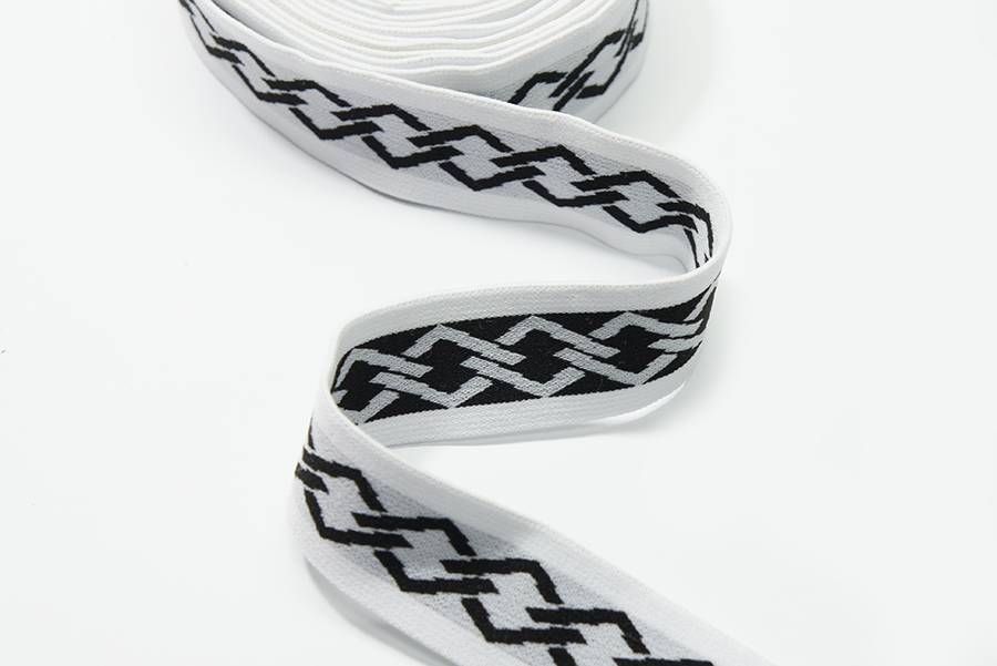 Тасьма еластична 30 мм з логотипом Лента різнокольоровий