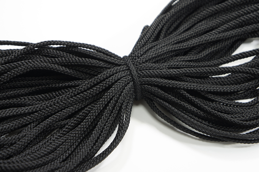 Шнур 5.0 мм для взуття 3520 чорний