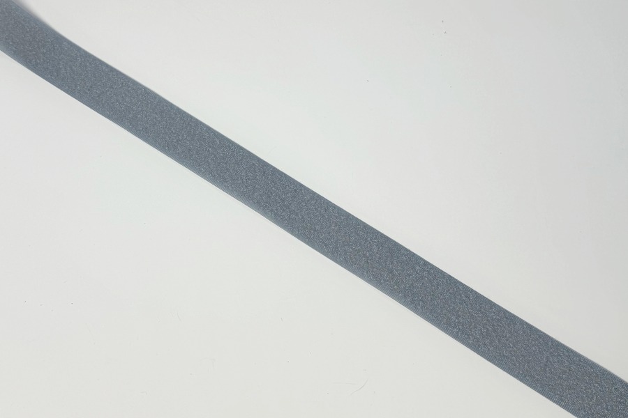 Стрічка 25 мм петельна MH петля сірий