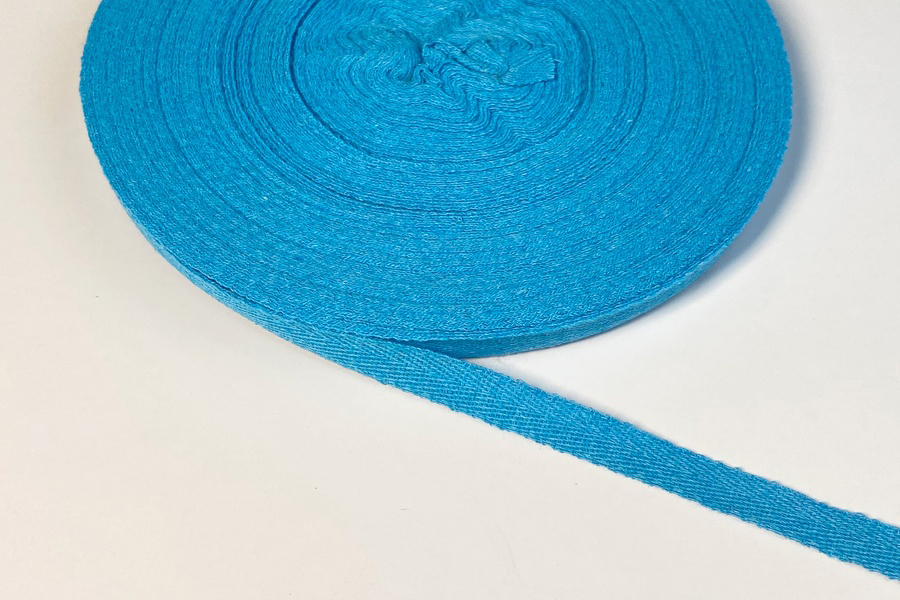 Стрічка кіперна 10 мм блакитний яскравий