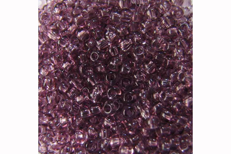 Бісер Preciosa 20010 №10 прозорий кольоровий фрезовий темний 2,3 мм