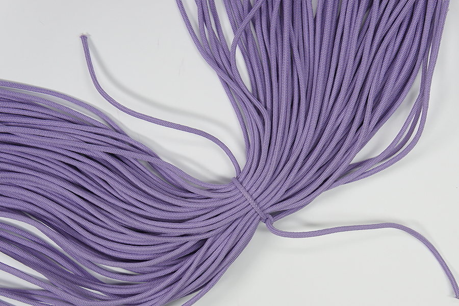 Шнур еластичний 2 мм Лента бузковий