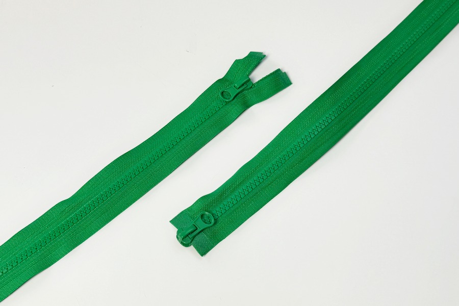 Блискавка MH Тип 5, 2 замка зелений 75 см