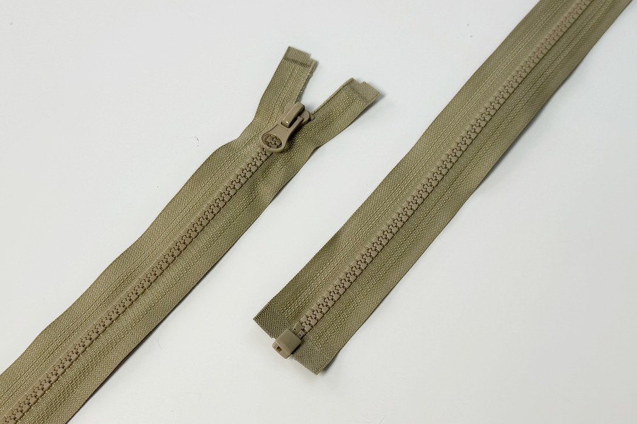 Блискавка MH Тип 5, 1 замок бежевий сірий 70 см